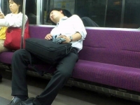 Sleeping On The Subway 28